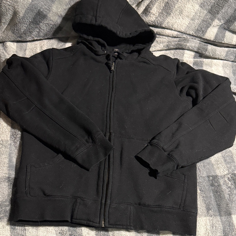 Women’s Black Zip-Up Hoodie Jacket